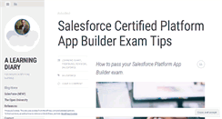 Desktop Screenshot of alearningdiary.com